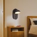 Φωτιστικό Τοίχου LED 7W 700lm με USB + Type C Θερμό Φως Μαύρο 43062